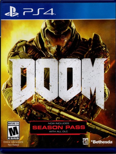 Doom ps4 sony playstation - -,